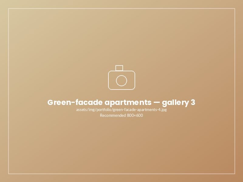 Green-facade apartment block — photo 3