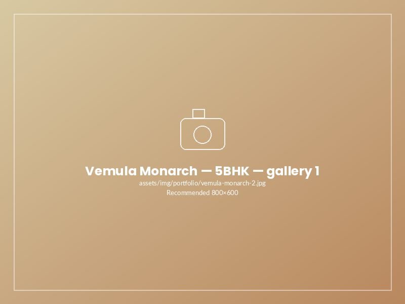 Vemula Monarch — 5BHK — photo 1